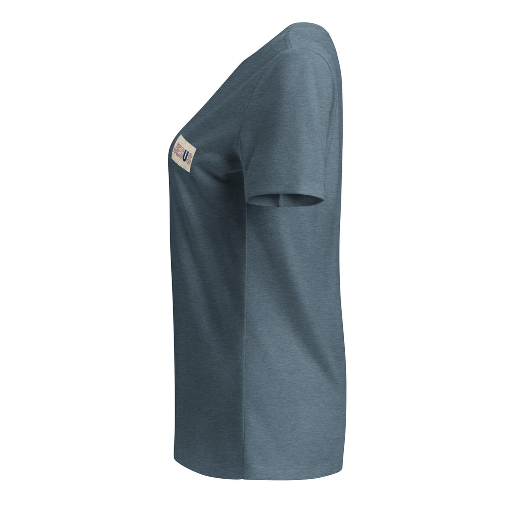Women’s relaxed v - neck t-shirt - Seedandsoulful