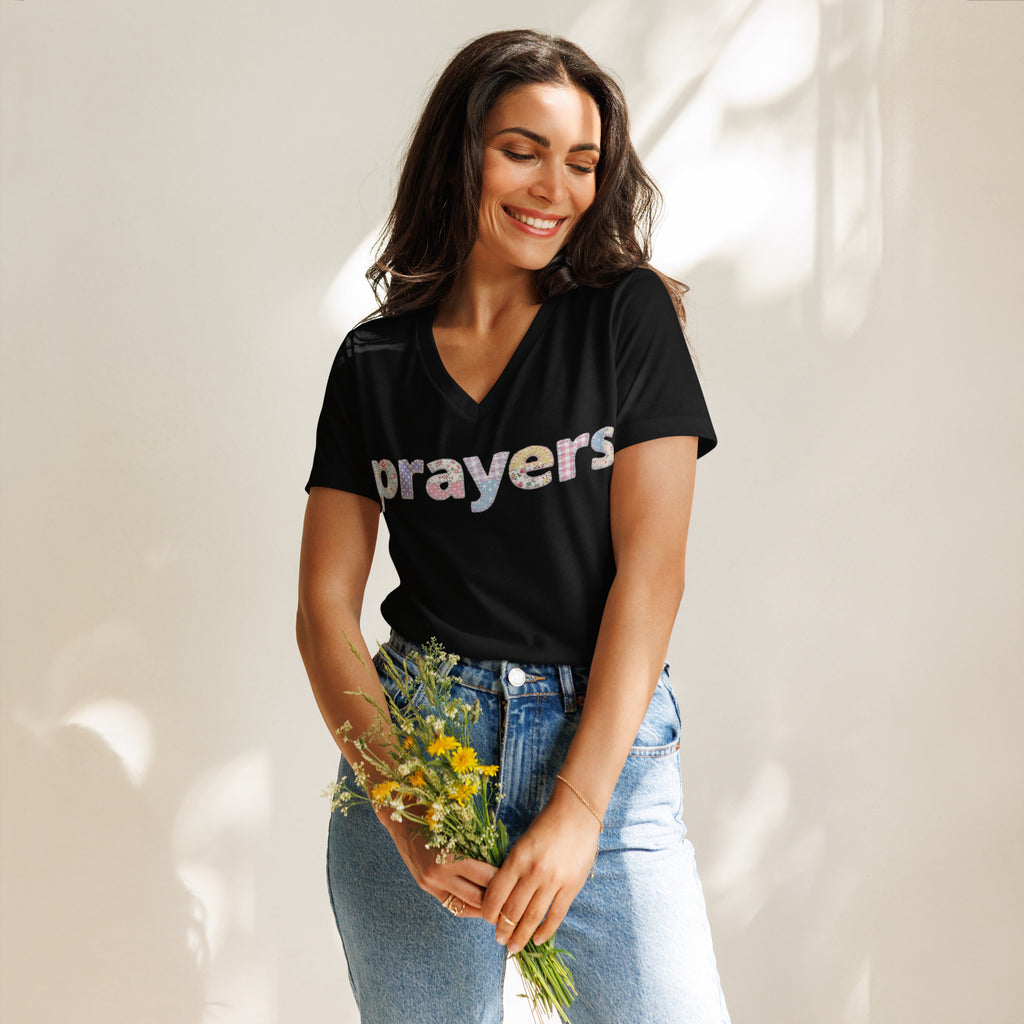 Women’s relaxed v - neck t-shirt - Seedandsoulful