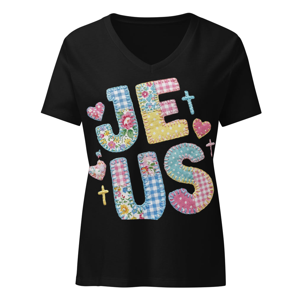 Women’s relaxed v - neck t-shirt - Seedandsoulful