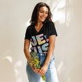 Women’s relaxed v - neck t-shirt - Seedandsoulful