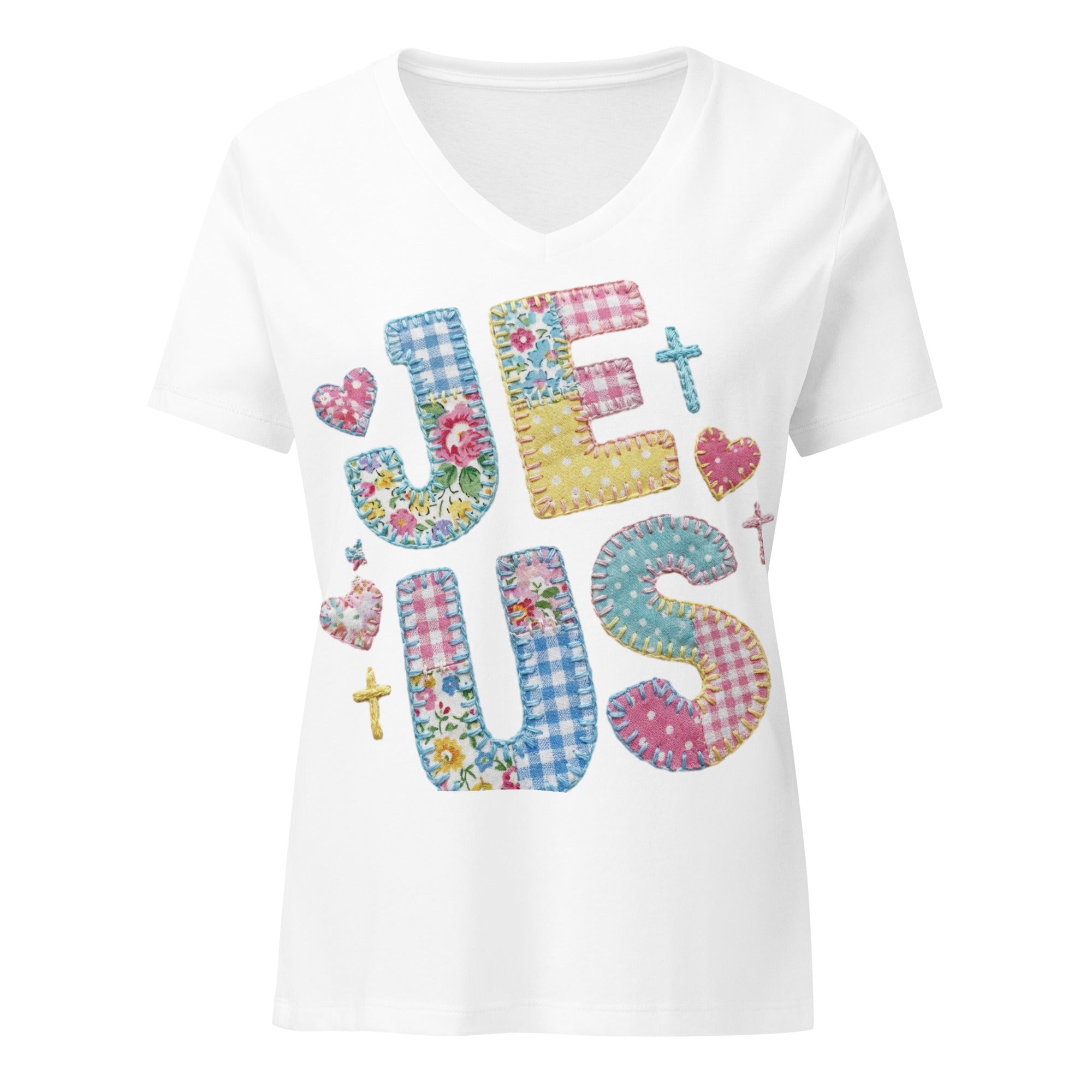 Women’s relaxed v - neck t-shirt - Seedandsoulful