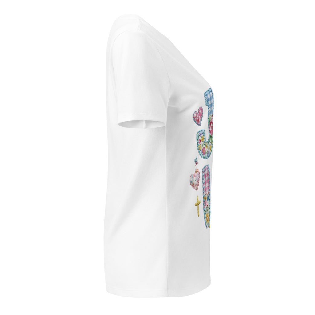 Women’s relaxed v - neck t-shirt - Seedandsoulful
