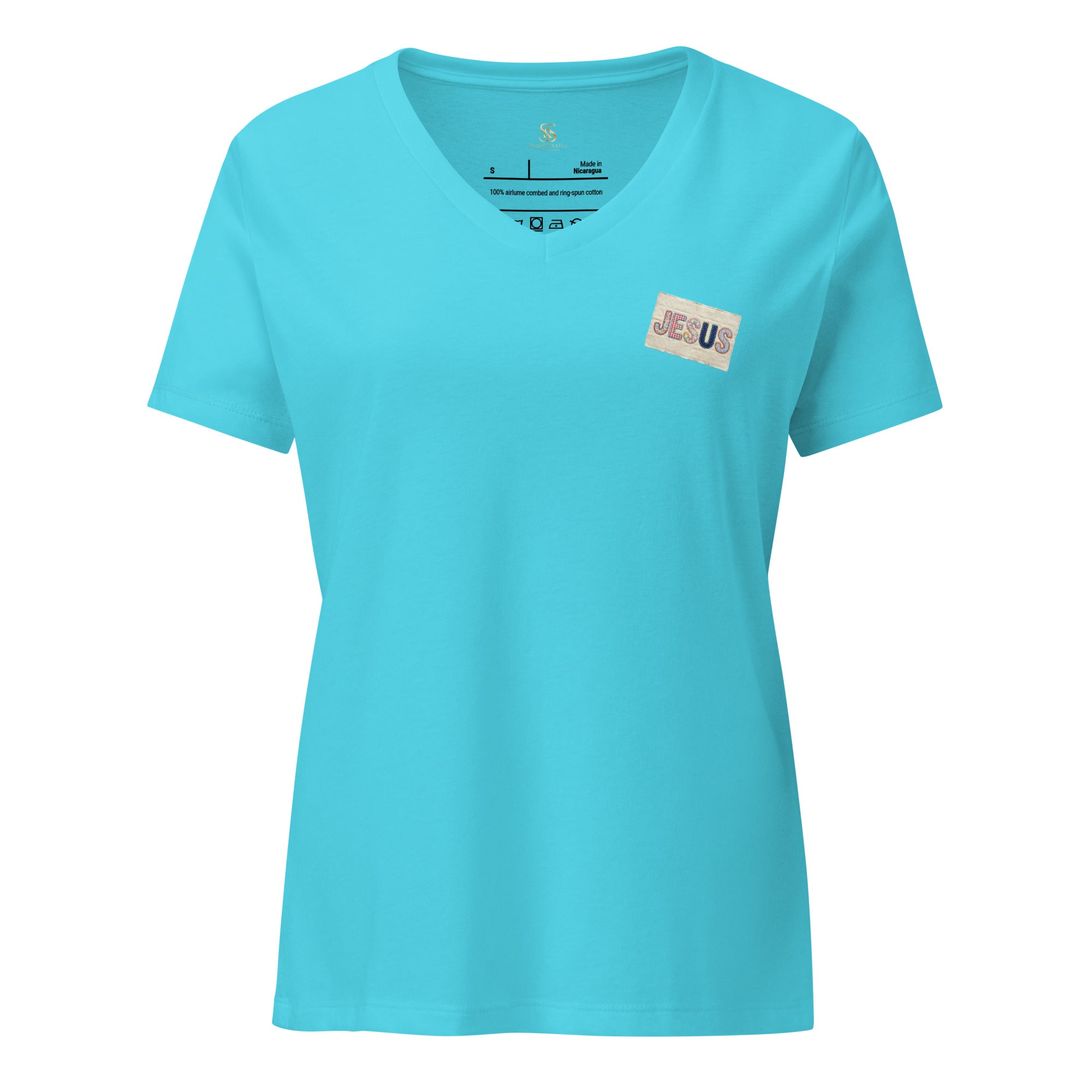 Women’s relaxed v - neck t-shirt - Seedandsoulful