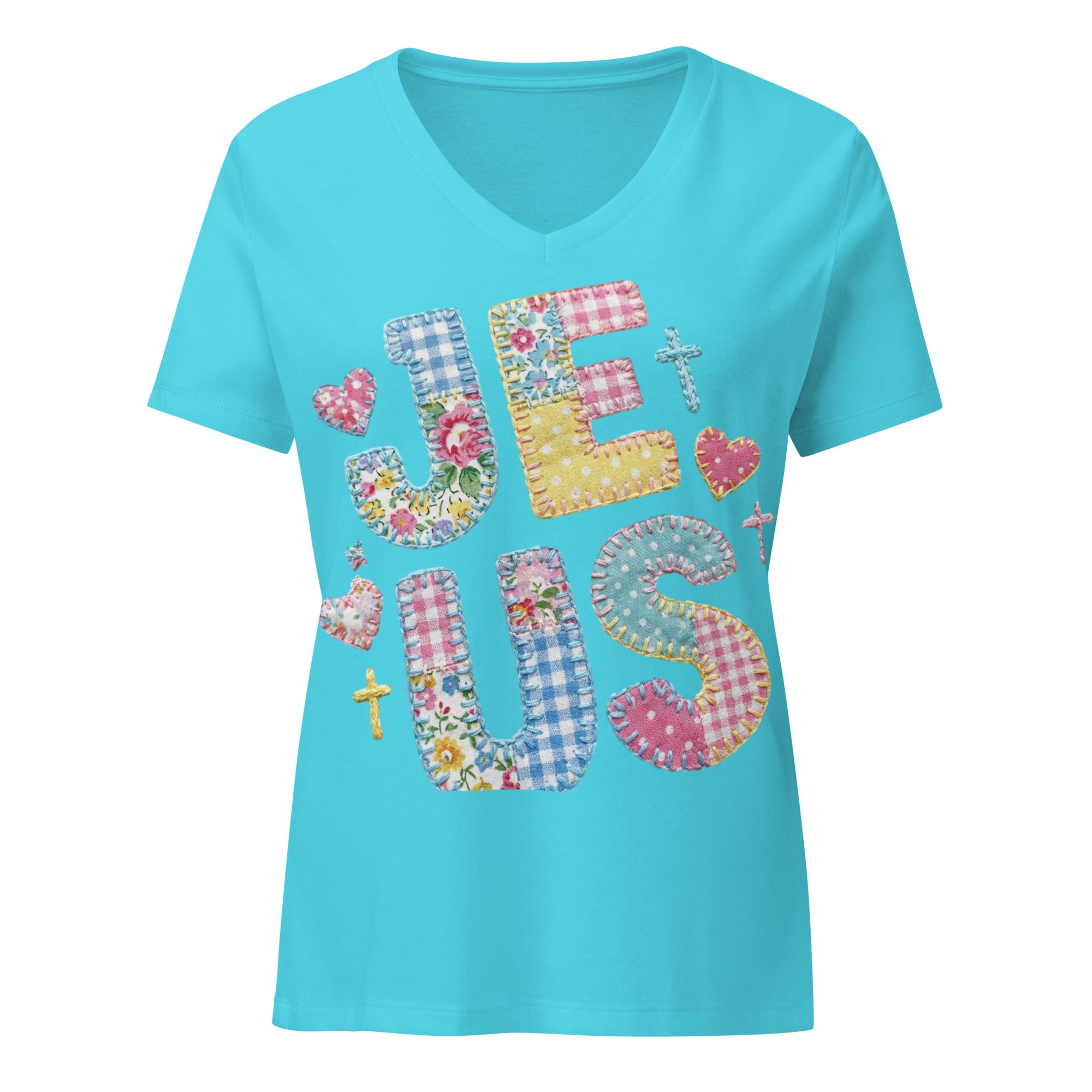 Women’s relaxed v - neck t-shirt - Seedandsoulful
