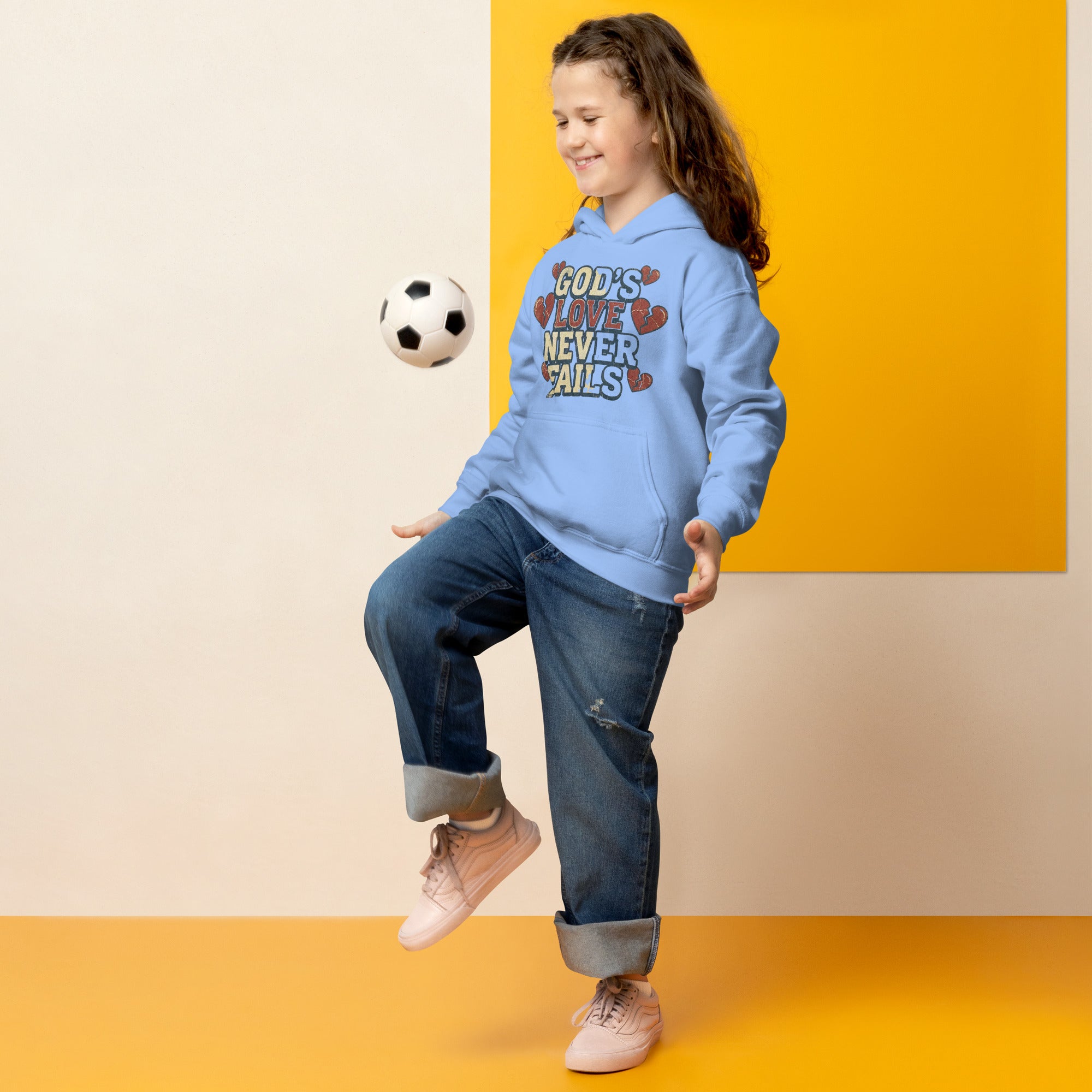Youth Faith Hoodie | Seedandsoulful Heavy Blend Christian Pullover - Seedandsoulful