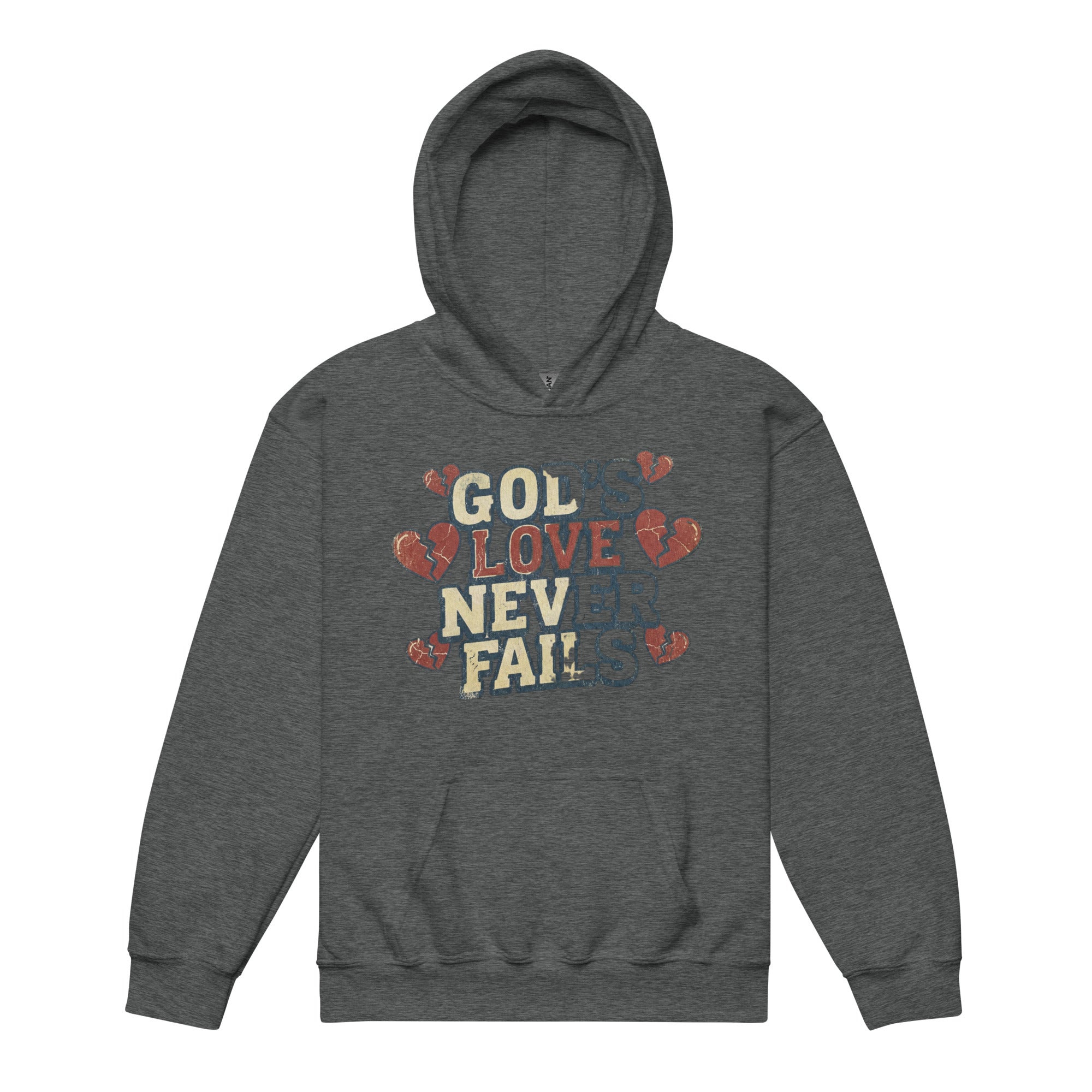 Youth Faith Hoodie | Seedandsoulful Heavy Blend Christian Pullover - Seedandsoulful