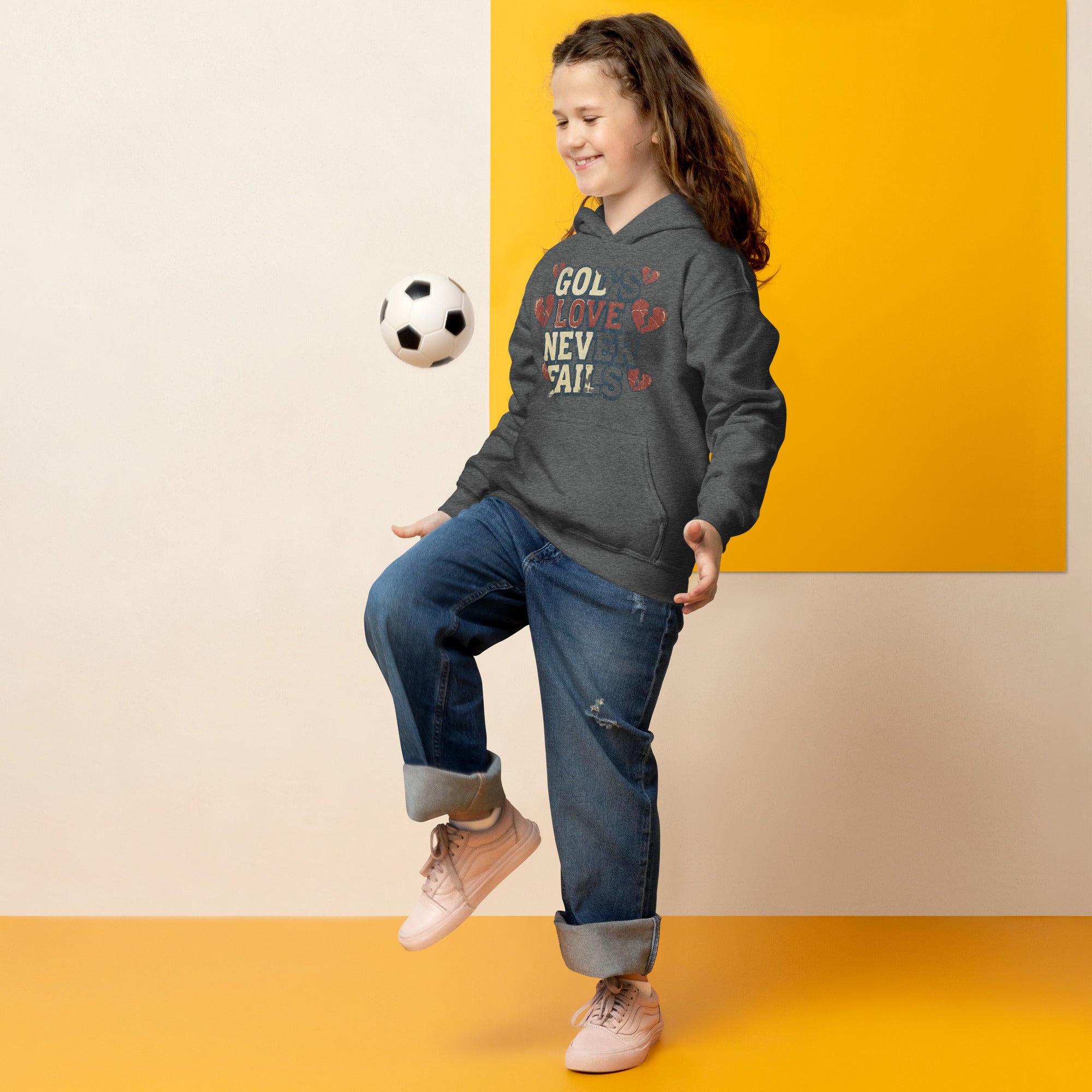 Youth Faith Hoodie | Seedandsoulful Heavy Blend Christian Pullover - Seedandsoulful