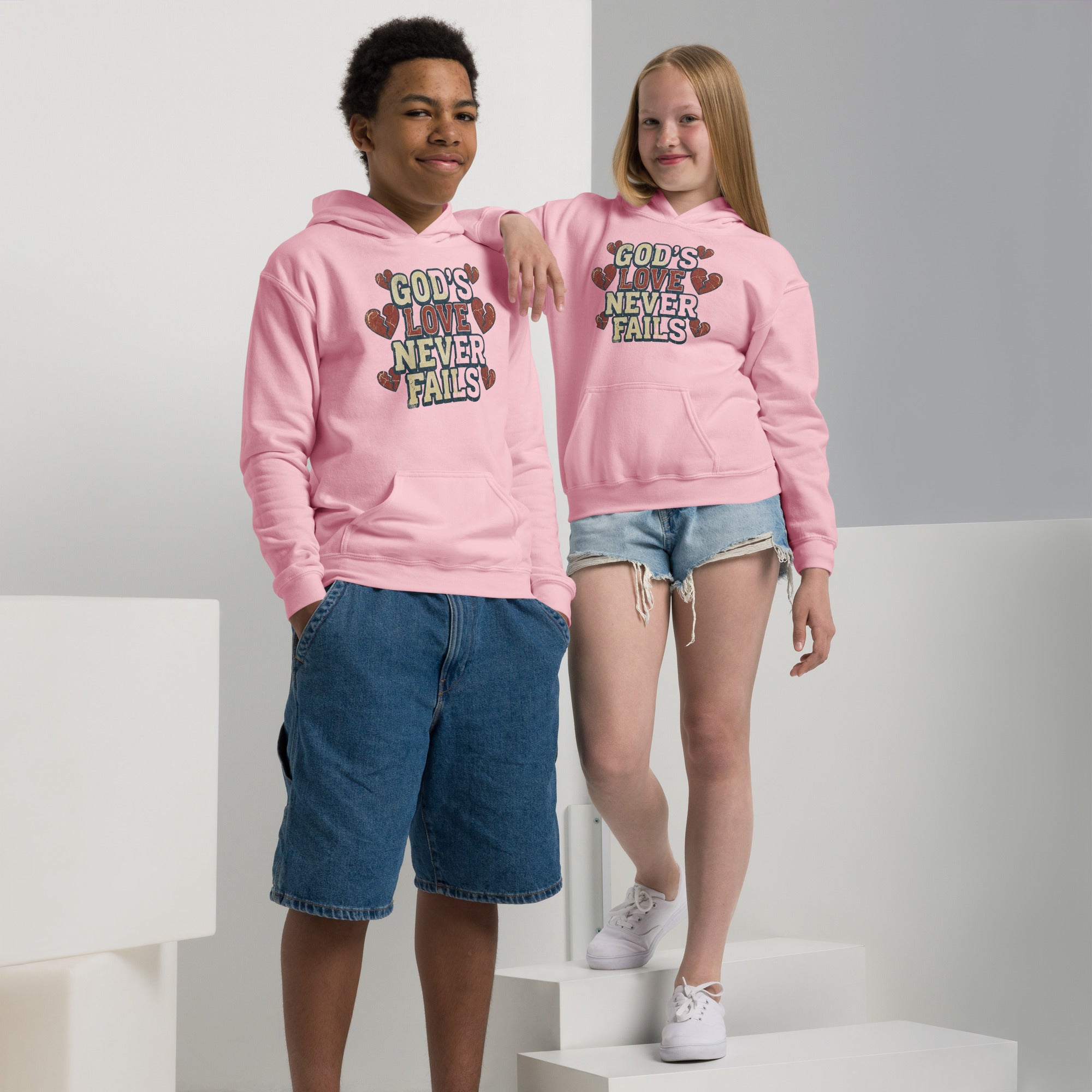 Youth Faith Hoodie | Seedandsoulful Heavy Blend Christian Pullover - Seedandsoulful