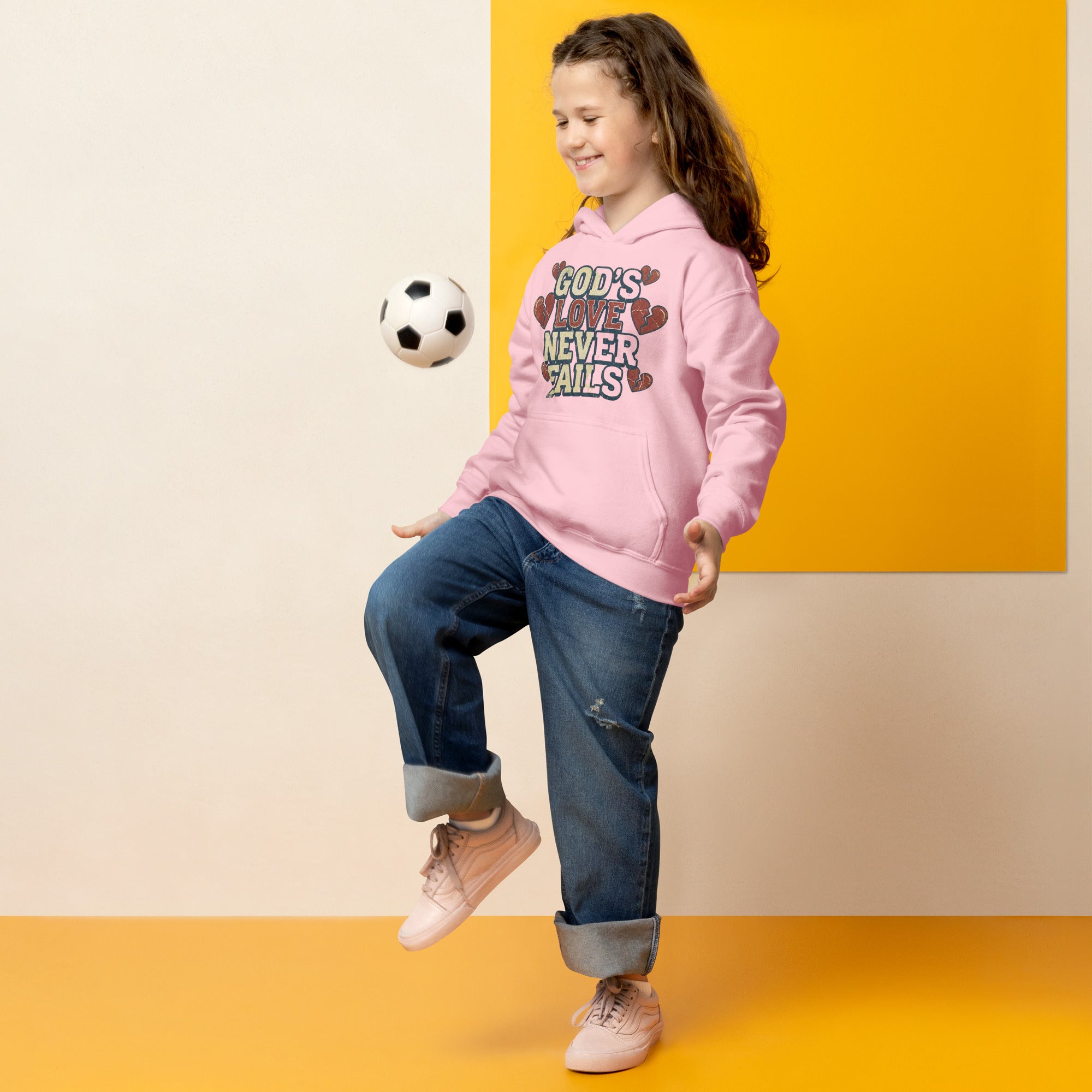 Youth Faith Hoodie | Seedandsoulful Heavy Blend Christian Pullover - Seedandsoulful