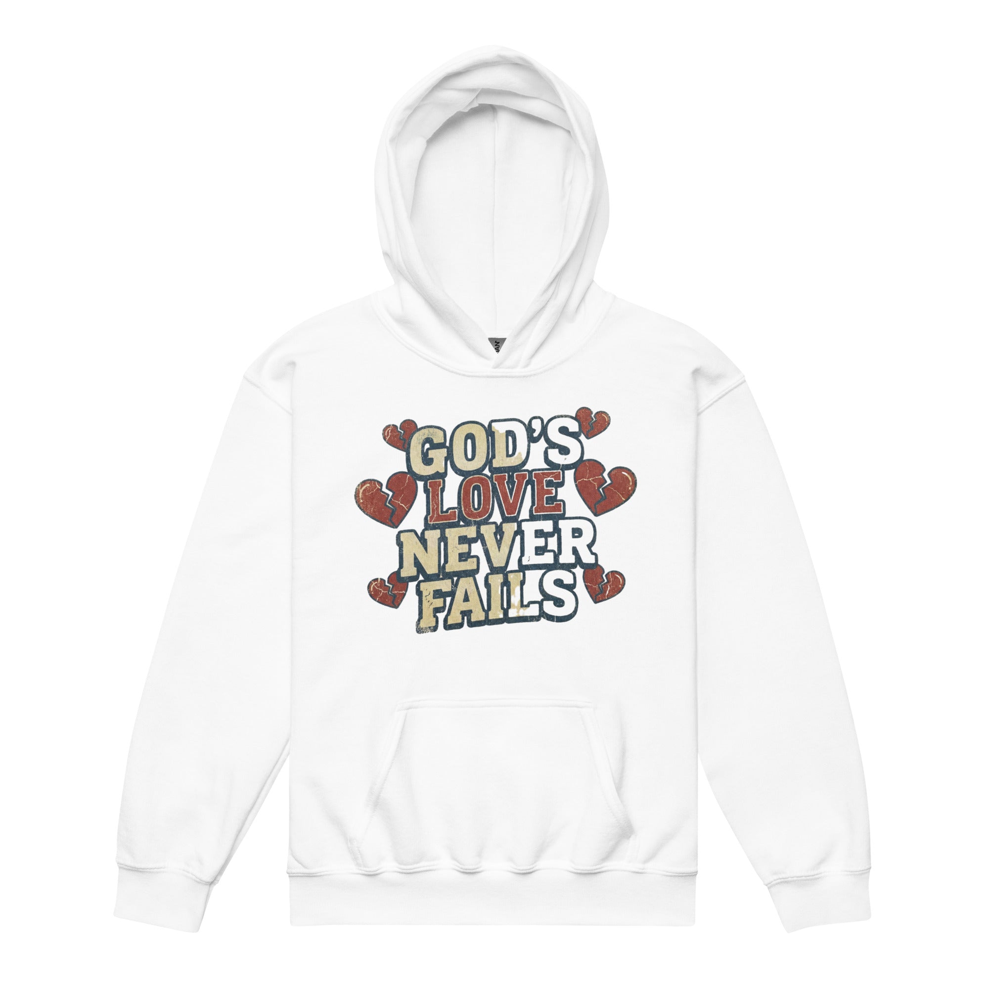 Youth Faith Hoodie | Seedandsoulful Heavy Blend Christian Pullover - Seedandsoulful