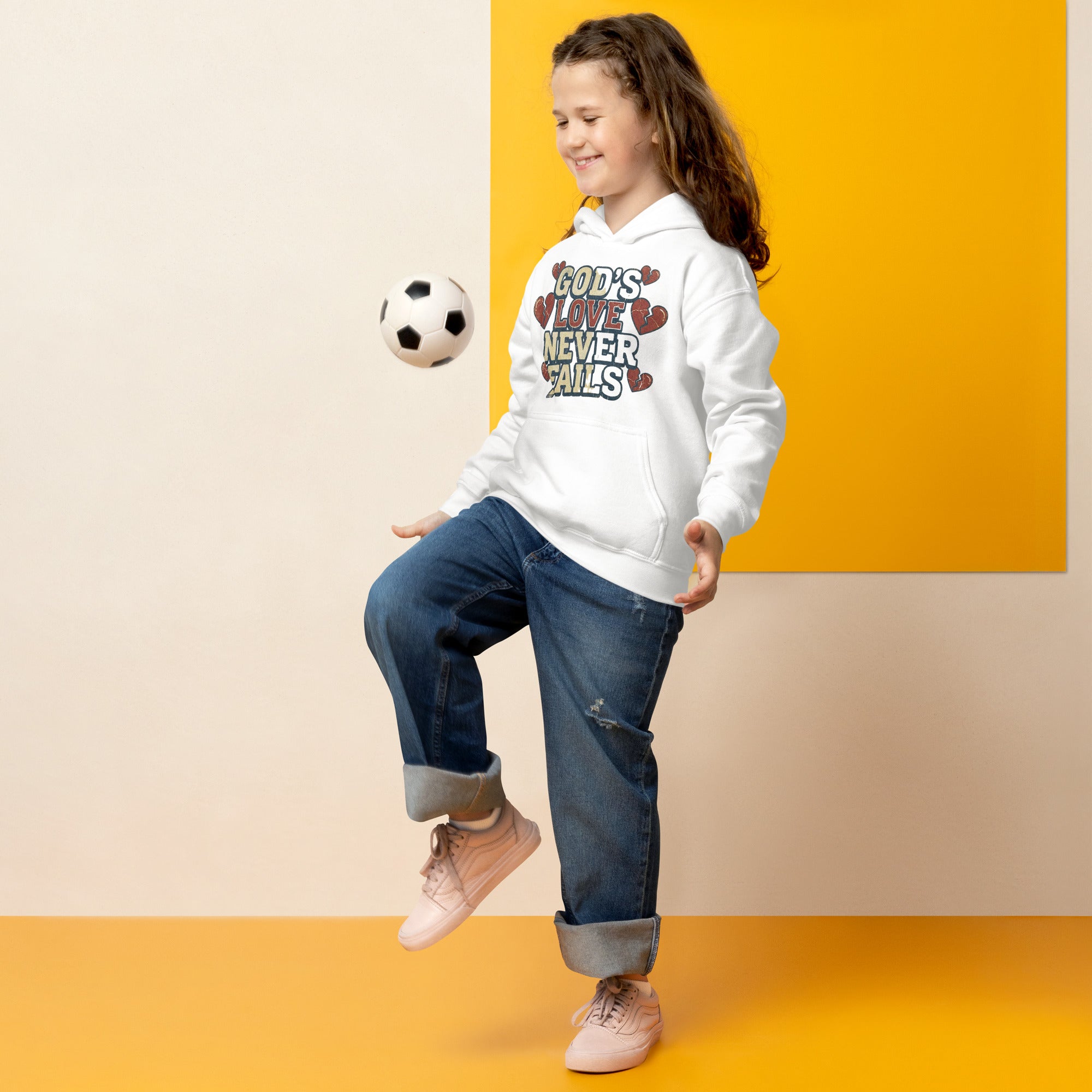 Youth Faith Hoodie | Seedandsoulful Heavy Blend Christian Pullover - Seedandsoulful
